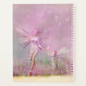 Cute Modern Girly Pink Butterfly Fairies Planner (Achterkant)