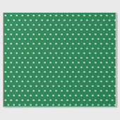 Cute Modern Green Lucky Clovers Cadeaupapier (Vlak)