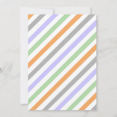 Cute Modern Halloween Birthday Costume Party Kaart (Achterkant)