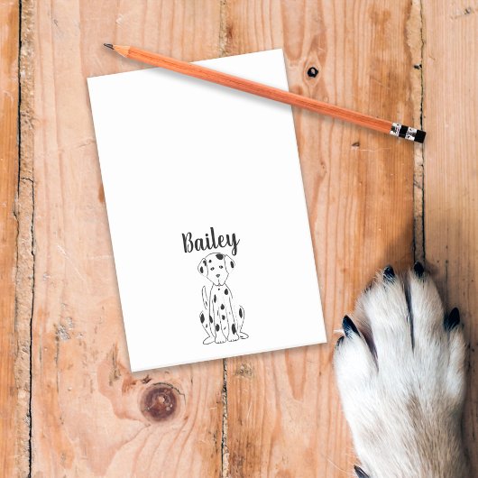 Cute Modern I Love My Dog Puppy Pet Post-it® Notes