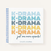 Cute Modern Korean Drama Lover Notitieboek (Voorkant)