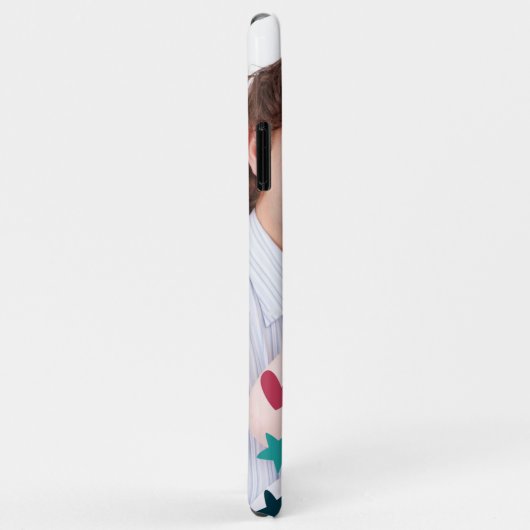 Cute Modern Love and Hearts Custom Photo Case-Mate iPhone Case (Achterkant/rechts)