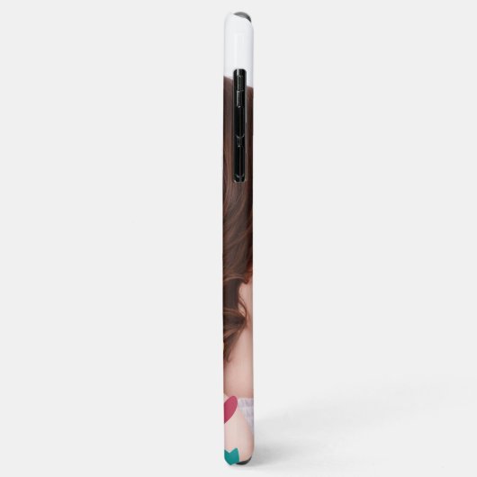 Cute Modern Love and Hearts Custom Photo Case-Mate iPhone Case (Achterkant/links)