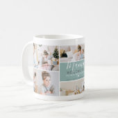 Cute Modern Mama Photo Collage Gift Koffiemok (Voorkant links)