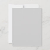 Cute Modern Minimalist sluit zich aan bij ons spar Save The Date (Achterkant)