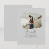 Cute Modern Minimalist sluit zich aan bij ons spar Save The Date (Voorkant / Achterkant)