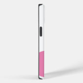 Cute Modern Name Large Pink Polka Dots Case-Mate iPhone Case (Achterkant / Rechts)