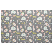 Cute Modern Oerwoud Animals Nursery Fabric Stof (Fat Quarter)