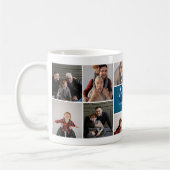 Cute Modern papa Foto Collage Gift Coffee Mok (Links)
