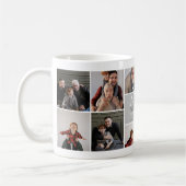 Cute Modern papa Photo Collage Gift Koffiemok (Links)