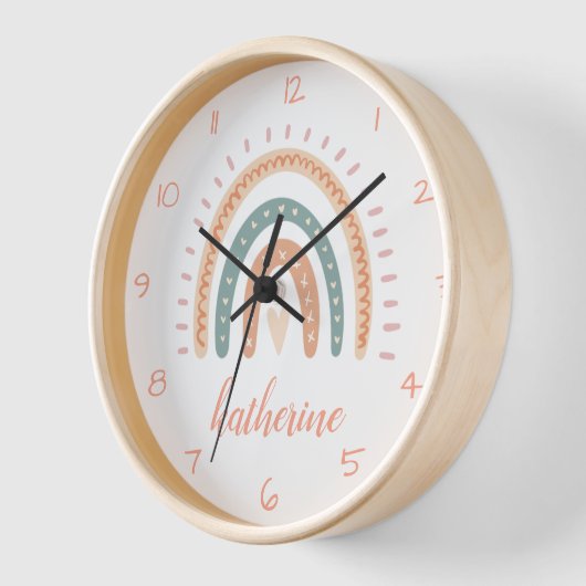 Cute Modern Pastel Boho Rainbow (Hoek)