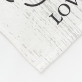 Cute Modern Photo Collage Happy First Fathers Day Fleece Deken (Hoek)