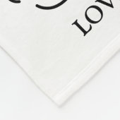 Cute Modern Photo Collage Happy First Fathers Day Fleece Deken (Hoek)