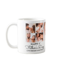 Cute Modern Photo Collage Happy First Fathers Day