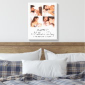 Cute Modern Photo Collage Happy First Moederdag Canvas Afdruk (Insitu (Slaapkamer))