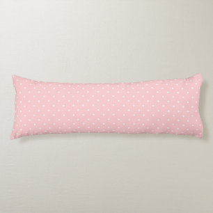 Cute Modern Pink and White Lichaamskussen