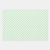 Cute Modern Polka Dot Hearts Pattern Inpakpapier Vel (Voorkant 2)