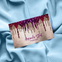 Cute modern Roze rood Glitter Drives monogram
