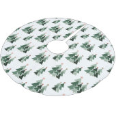 Cute Modern Rustic kerstbomen Kerstboom Rok (Gekanteld)