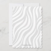 Cute modern safari Animal waterverf baby shower Kaart (Achterkant)