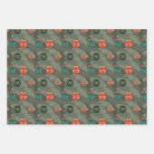 Cute Modern Scandi bauble Pattern Inpakpapier Vel (Voorkant 3)