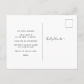 Cute Modern Script I heeft Bird House Moving Aankondigingskaart (Achterkant)