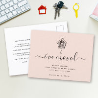 Cute Modern Script I heeft Bird House Moving