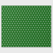 Cute Modern Simple Emerald Green Lucky Clovers Cadeaupapier (Vlak)