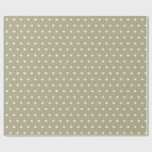 Cute Modern Simple Sage Green Lucky Clovers Cadeaupapier (Vlak)