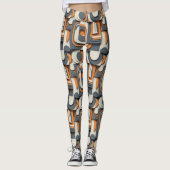 Cute Modern tiled pattern  Leggings (Voorkant)
