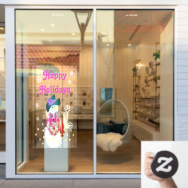 Cute Modern voor glas Decorative Window Cling Raamsticker