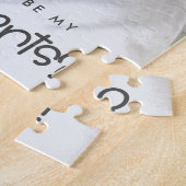 Cute modern Will jij bent mijn Godparent foto Legpuzzel (Zijkant)