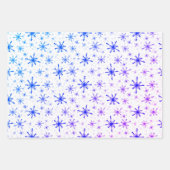Cute Modern Winter Snow Flakes-kerstcadeau  Inpakpapier Vel (Voorkant 2)