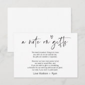 Cute Modern Wishing Well Wedding Invitation Card Informatiekaartje (Voorkant / Achterkant)