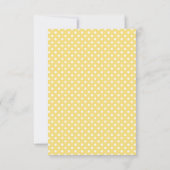 Cute Modern Yellow Beige Elephant Baby shower Kaart (Achterkant)