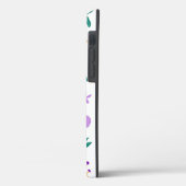 Cute Moderne Bloemen en Bladeren Case-Mate iPhone Case (Achterkant / Links)