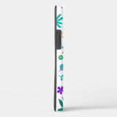 Cute Moderne Bloemen en Bladeren Case-Mate iPhone Case (Achterkant / Rechts)