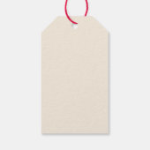 Cute Moderne Bosdier Ree Kerstcadeautags Cadeaulabel (Achterkant)