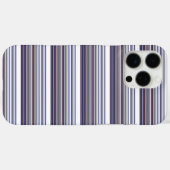 Cute moderne grijs blauwe strepen Case-Mate iPhone case (Achterkant (horizontaal))