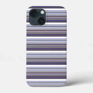 Cute moderne grijze blauwe strepen Case-Mate iPhon iPhone Case