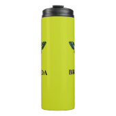 Cute Moderne Photography Butterfly Green Thermosbeker (Voorkant)