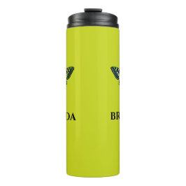 Cute Moderne Photography Butterfly Green Thermosbeker