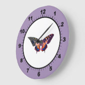Cute Moderne Photography Butterfly Large Clock Grote Klok (Hoek)