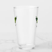 Cute Moderne Photography Butterfly Voeg naam toe Glas (Rechts)