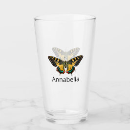 Cute Moderne Photography Butterfly Voeg naam toe Glas