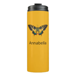 Cute Moderne Photography Butterfly Voeg naam toe Thermosbeker