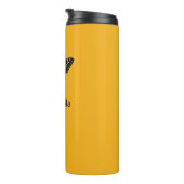 Cute Moderne Photography Butterfly Voeg naam toe Thermosbeker (Geroteerd rechts)