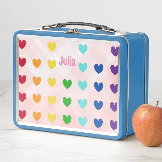 Cute Moderne Regenboog Harten Moderne Kinderen Mei