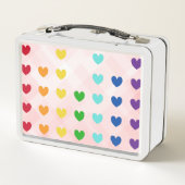 Cute Moderne Regenboog Harten Moderne Kinderen Mei (Achterkant)