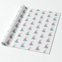 Cute Moderne Roze en Groene Kerstboom
